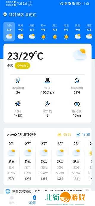 小时天气预报